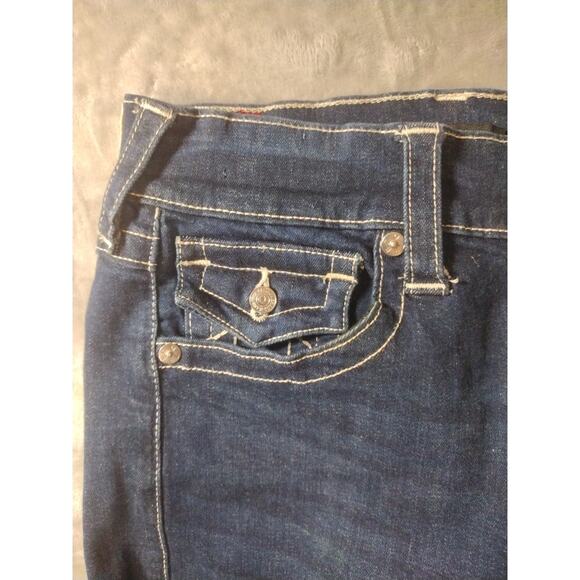 True Religion Rocco Relaxed Skinny Jeans Flap Pocket 32x32 - Picture 6 of 12